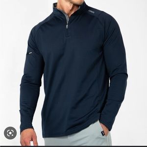 Navy quarter zip